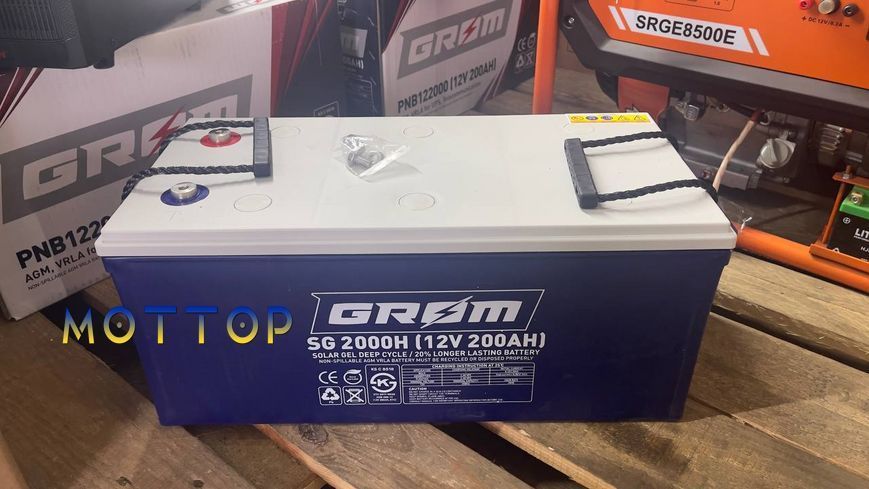 Аккумулятор PNB 122000 200 Ah Grom AGM 12454 фото