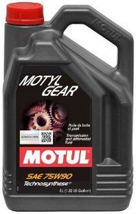 Олія трансмісійна MOTYLGEAR SAE 75W90 (5L) 56843 фото