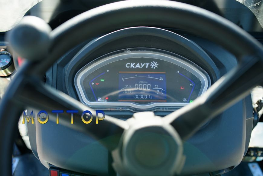 Мінітрактор Скаут ТУ 404С + компресор Широка резина 40004 фото