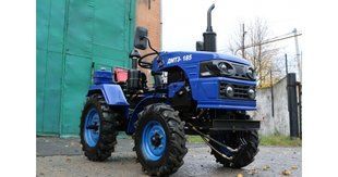 Мототрактор ДМТЗ Т 185 XL ШИРОКА РЕЗИНА з фрезою та плугом (Комплект) 185001 фото