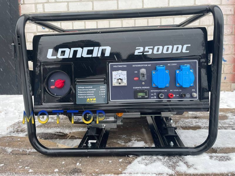 Генератор Loncin LC 2500DC 230V 2.2kVA Бензин 8508 фото