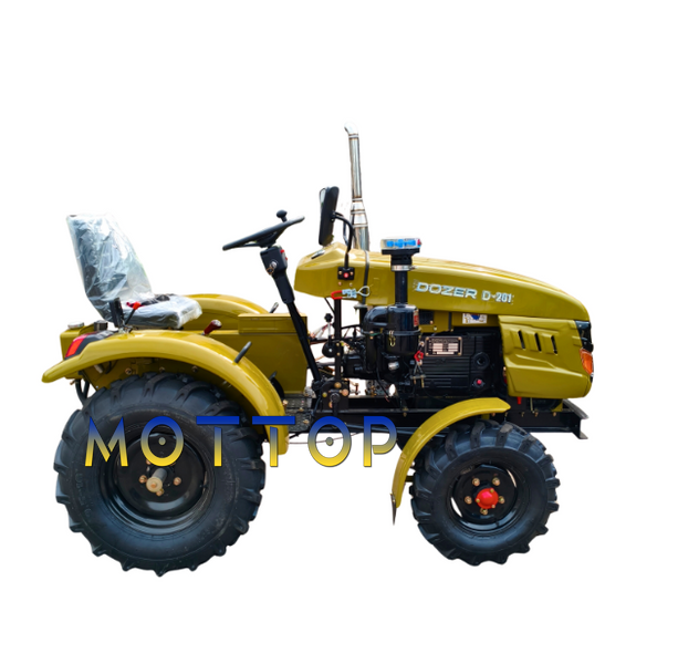 Мототрактор DOZER D201 з фрезою 201323 фото